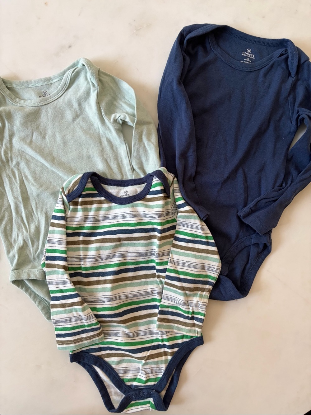 Honest Baby Clothing Organic Long-Sleeve Bodysuit Set